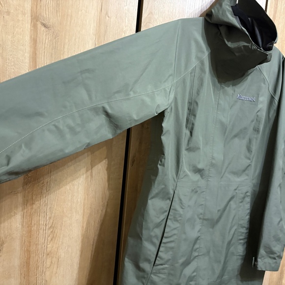 Marmot Green Rain Coat Jacket Essential Gore-Tex Women Size XL Waterproof $230 - Picture 8 of 16
